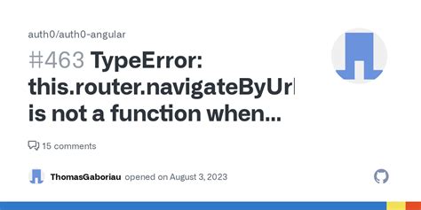 <b>navigateByUrl</b>() <b>function</b>, which is programmatically in Angular. . Typeerror this router navigatebyurl is not a function